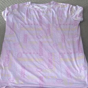 Dreamy Women's nightgown - Light Purple and Yellow